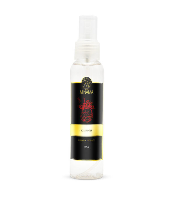 MINAMA ROSE WATER – 100ML SPRAY BOTTLE